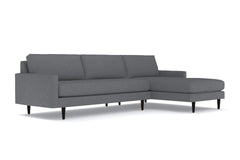 Scott 2pc Sectional Sofa :: Leg Finish: Espresso / Configuration: RAF - Chaise on the Right