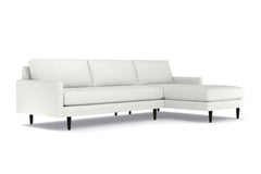 Scott 2pc Sectional Sofa :: Leg Finish: Espresso / Configuration: RAF - Chaise on the Right