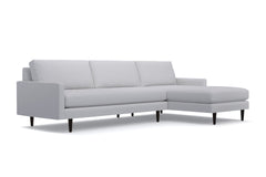 Scott 2pc Sectional Sofa :: Leg Finish: Espresso / Configuration: RAF - Chaise on the Right