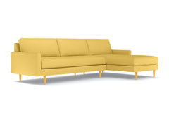 Scott 2pc Sectional Sofa :: Leg Finish: Natural / Configuration: RAF - Chaise on the Right