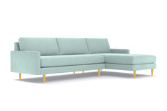 Scott 2pc Sectional Sofa :: Leg Finish: Natural / Configuration: RAF - Chaise on the Right