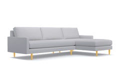 Scott 2pc Sectional Sofa :: Leg Finish: Natural / Configuration: RAF - Chaise on the Right