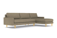 Scott 2pc Sectional Sofa :: Leg Finish: Natural / Configuration: RAF - Chaise on the Right