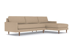 Scott 2pc Sectional Sofa :: Leg Finish: Pecan / Configuration: RAF - Chaise on the Right