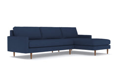 Scott 2pc Sectional Sofa :: Leg Finish: Pecan / Configuration: RAF - Chaise  on the Right - Apt2B