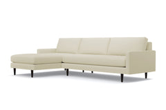 Scott 2pc Sectional Sofa :: Leg Finish: Espresso / Configuration: LAF - Chaise on the Left