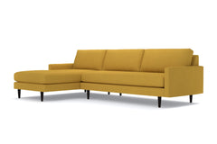 Scott 2pc Sectional Sofa :: Leg Finish: Espresso / Configuration: LAF - Chaise on the Left