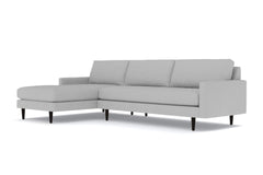 Scott 2pc Sectional Sofa :: Leg Finish: Espresso / Configuration: LAF - Chaise on the Left