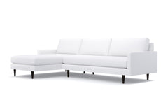 Scott 2pc Sectional Sofa :: Leg Finish: Espresso / Configuration: LAF - Chaise on the Left