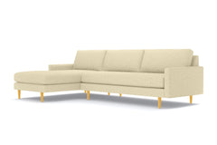 Scott 2pc Sectional Sofa :: Leg Finish: Natural / Configuration: LAF - Chaise on the Left