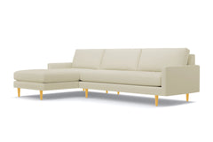 Scott 2pc Sectional Sofa :: Leg Finish: Natural / Configuration: LAF - Chaise on the Left