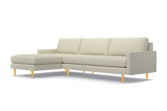 Scott 2pc Sectional Sofa :: Leg Finish: Natural / Configuration: LAF - Chaise on the Left