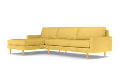 Scott 2pc Sectional Sofa :: Leg Finish: Natural / Configuration: LAF - Chaise on the Left