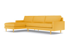 Scott 2pc Sectional Sofa :: Leg Finish: Natural / Configuration: LAF - Chaise on the Left