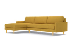 Scott 2pc Sectional Sofa :: Leg Finish: Natural / Configuration: LAF - Chaise on the Left