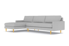 Scott 2pc Sectional Sofa :: Leg Finish: Natural / Configuration: LAF - Chaise on the Left