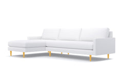 Scott 2pc Sectional Sofa :: Leg Finish: Natural / Configuration: LAF - Chaise on the Left