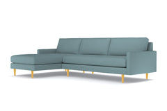 Scott 2pc Sectional Sofa :: Leg Finish: Natural / Configuration: LAF - Chaise on the Left