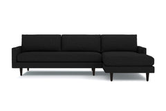 Scott 2pc Sectional Sofa :: Leg Finish: Espresso / Configuration: RAF - Chaise on the Right