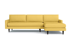 Scott 2pc Sectional Sofa :: Leg Finish: Espresso / Configuration: RAF - Chaise on the Right