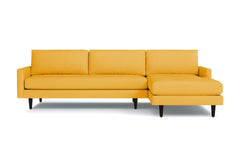 Scott 2pc Sectional Sofa :: Leg Finish: Espresso / Configuration: RAF - Chaise on the Right