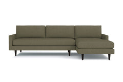 Scott 2pc Sectional Sofa :: Leg Finish: Espresso / Configuration: RAF - Chaise on the Right