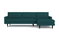 Scott 2pc Sectional Sofa :: Leg Finish: Espresso / Configuration: RAF - Chaise on the Right