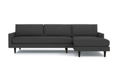 Scott 2pc Sectional Sofa :: Leg Finish: Espresso / Configuration: RAF - Chaise on the Right