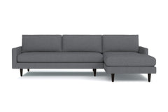 Scott 2pc Sectional Sofa :: Leg Finish: Espresso / Configuration: RAF - Chaise on the Right