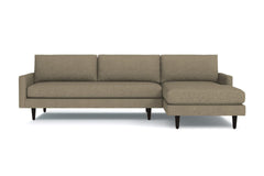 Scott 2pc Sectional Sofa :: Leg Finish: Espresso / Configuration: RAF - Chaise on the Right