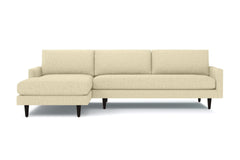 Scott 2pc Sectional Sofa :: Leg Finish: Espresso / Configuration: LAF - Chaise on the Left