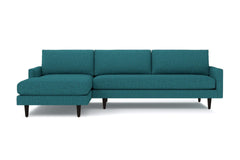 Scott 2pc Sectional Sofa :: Leg Finish: Espresso / Configuration: LAF - Chaise on the Left