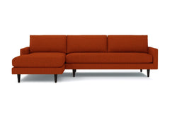 Scott 2pc Sectional Sofa :: Leg Finish: Espresso / Configuration: LAF - Chaise on the Left