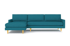 Scott 2pc Sectional Sofa :: Leg Finish: Natural / Configuration: LAF - Chaise on the Left