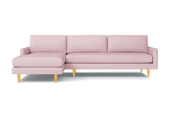 Scott 2pc Sectional Sofa :: Leg Finish: Natural / Configuration: LAF - Chaise on the Left