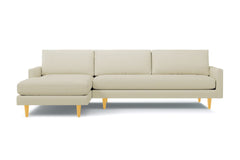 Scott 2pc Sectional Sofa :: Leg Finish: Natural / Configuration: LAF - Chaise on the Left