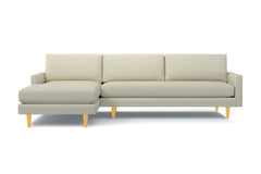 Scott 2pc Sectional Sofa :: Leg Finish: Natural / Configuration: LAF - Chaise on the Left