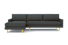 Scott 2pc Sectional Sofa :: Leg Finish: Natural / Configuration: LAF - Chaise on the Left