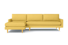 Scott 2pc Sectional Sofa :: Leg Finish: Natural / Configuration: LAF - Chaise on the Left