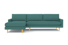 Scott 2pc Sectional Sofa :: Leg Finish: Natural / Configuration: LAF - Chaise on the Left