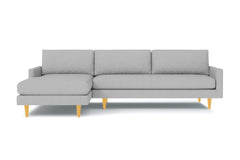 Scott 2pc Sectional Sofa :: Leg Finish: Natural / Configuration: LAF - Chaise on the Left