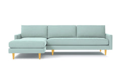 Scott 2pc Sectional Sofa :: Leg Finish: Natural / Configuration: LAF - Chaise on the Left