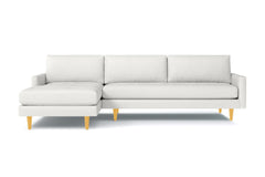 Scott 2pc Sectional Sofa :: Leg Finish: Natural / Configuration: LAF - Chaise on the Left