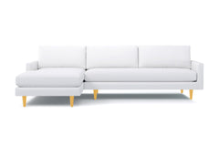 Scott 2pc Sectional Sofa :: Leg Finish: Natural / Configuration: LAF - Chaise on the Left