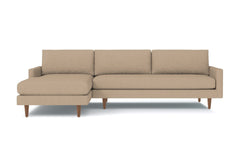 Scott 2pc Sectional Sofa :: Leg Finish: Pecan / Configuration: LAF - Chaise on the Left