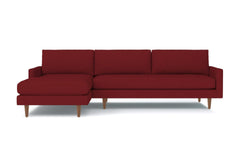 Scott 2pc Sectional Sofa :: Leg Finish: Pecan / Configuration: LAF - Chaise on the Left