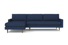 Scott 2pc Sectional Sofa :: Leg Finish: Pecan / Configuration: LAF - Chaise on the Left