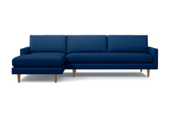 Scott 2pc Sectional Sofa :: Leg Finish: Pecan / Configuration: LAF - Chaise on the Left