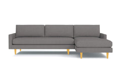 Scott 2pc Sectional Sofa :: Leg Finish: Natural / Configuration: RAF - Chaise on the Right