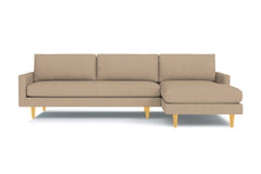 Scott 2pc Sectional Sofa :: Leg Finish: Natural / Configuration: RAF - Chaise on the Right